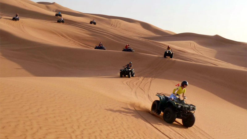 Evening Desert Safari with ATV Quad Bikes