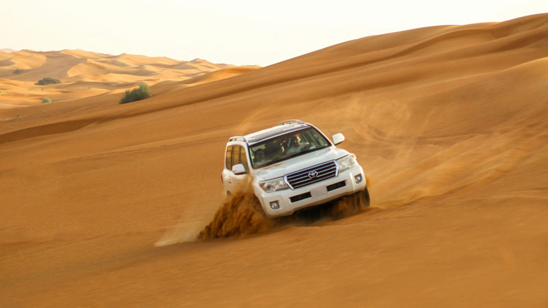 Evening Desert Safari with ATV Quad Bikes