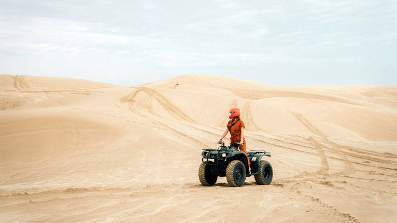 Morning Desert Safari with ATV Quad Bikes