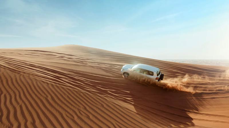 Morning Desert Safari with ATV Quad Bikes